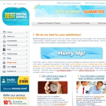 Bestwritingservice.com Screen