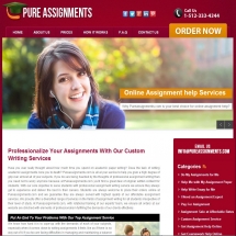 Pureassignments.com Screenshot
