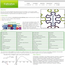 Calculushomeworkhelp.com Screenshot